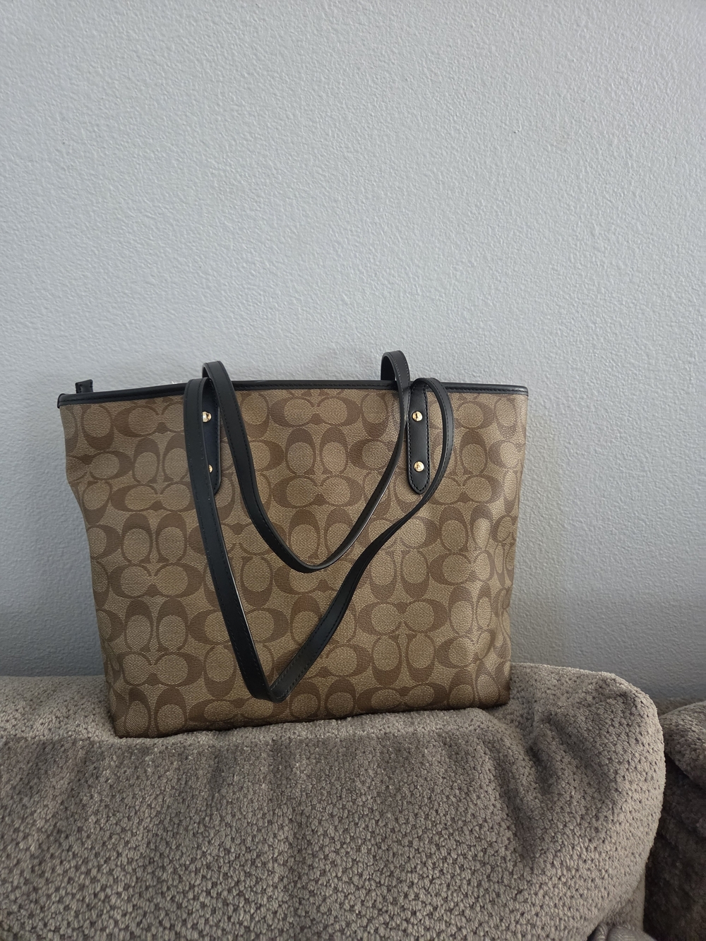 Coach X DISNEY Collab Limited Edition Snow White City Zip Tote Signature Canvas - Picture 14 of 16